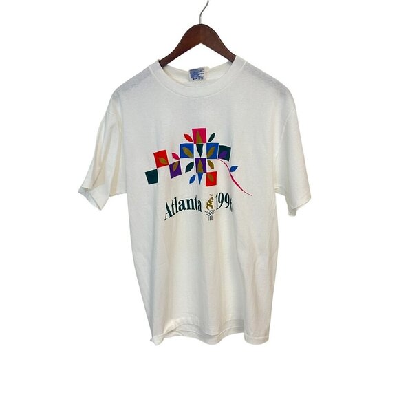 Vintage 1996 Atlanta Olympics Shirt Dead Stock NWT Unisex Large - Picture 2 of 5